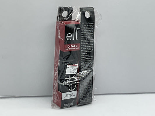 2 PACK - e.l.f. O FACE Satin Lipstick - 0.13 oz No Regrets