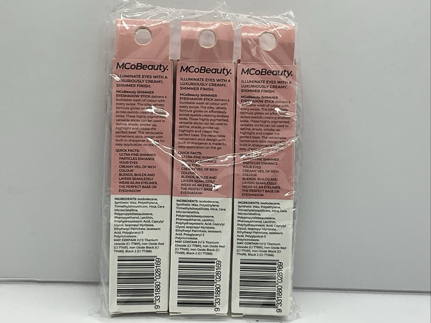 3 PACK -  MCoBeauty Eyeshadow Stick - Copper
