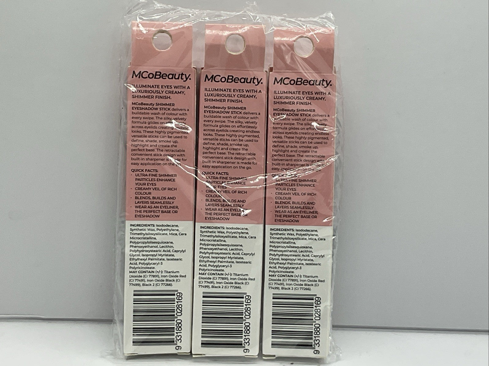 3 PACK -  MCoBeauty Eyeshadow Stick - Copper
