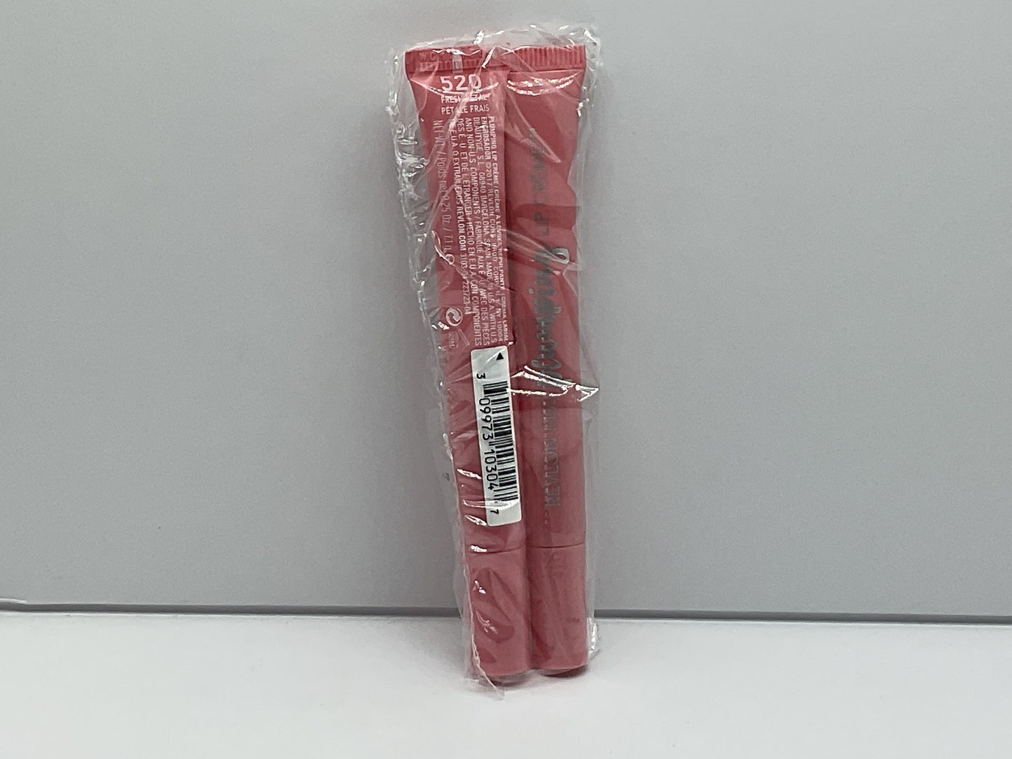 2 PACK - Revlon Kiss Plumping Lip Creme #520 FRESH PETAL