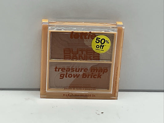 Lottie London Outer Banks 0.28oz Bronzing Face Powder - Treasure Map Glow Brick