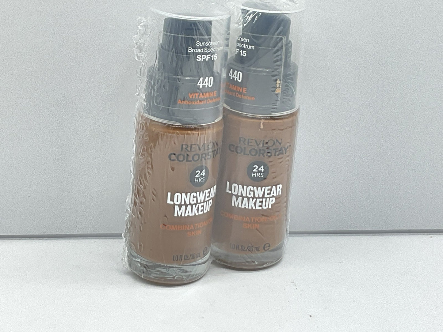 2 Pack - Revlon ColorStay Makeup Foundation For Oily Skin - 440 Mahogany
