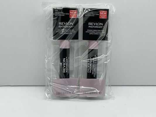 2 PACK - Revlon Photoready Color Correcting Pen #020 for Dullness