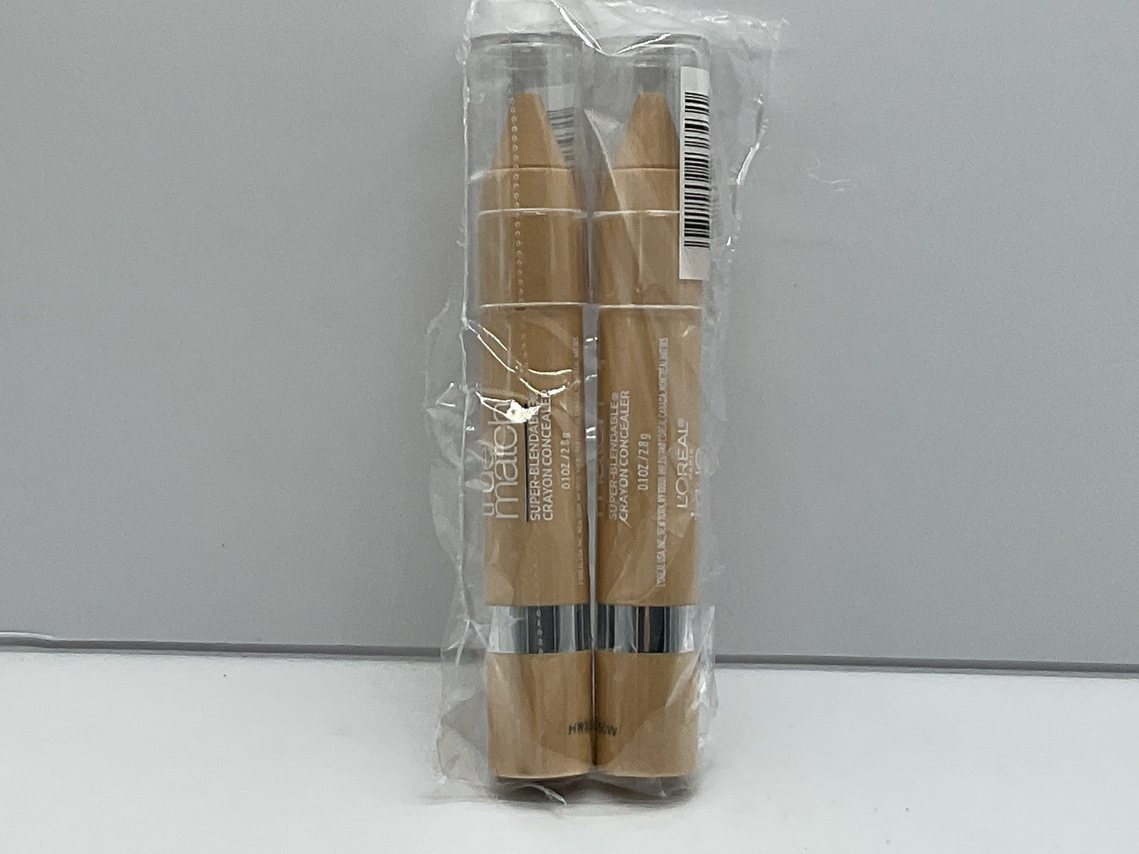 2 Pack - L'Oreal True Match Super-Blendable Concealer Crayon Fair Light W1-2-3