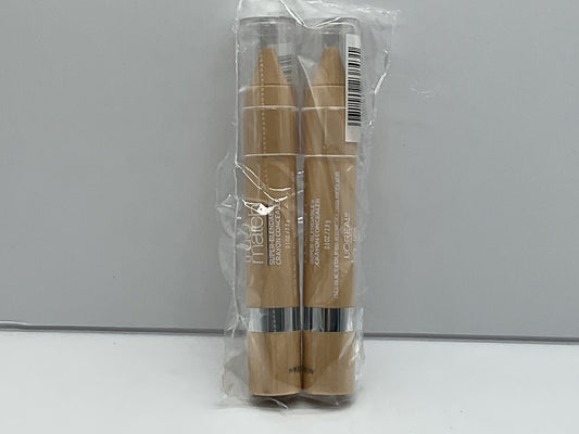 2 Pack - L'Oreal True Match Super-Blendable Concealer Crayon Fair Light W1-2-3