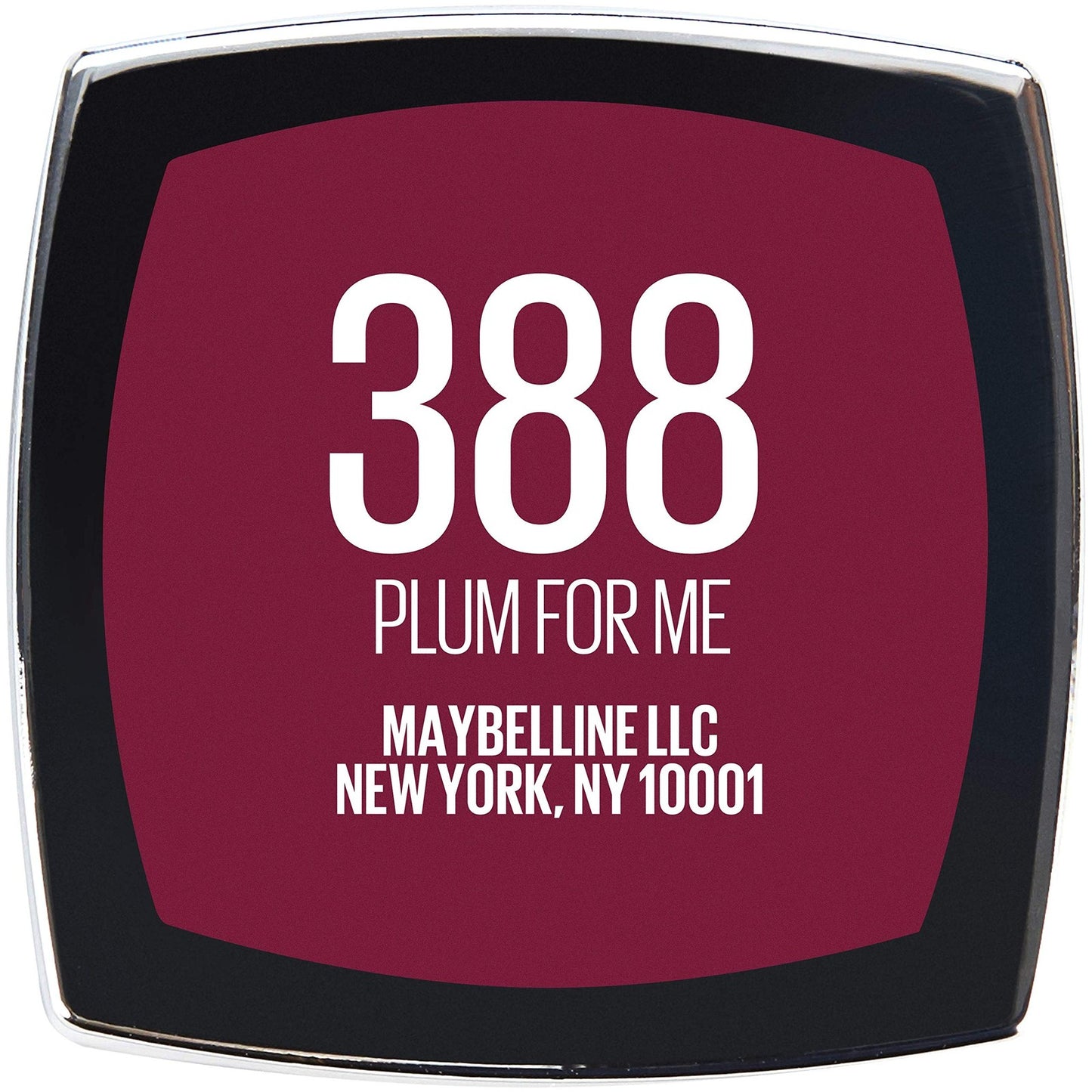 2 PACK - Maybelline Colour Sensational Made for All Lipstick - 388 Plum For Me