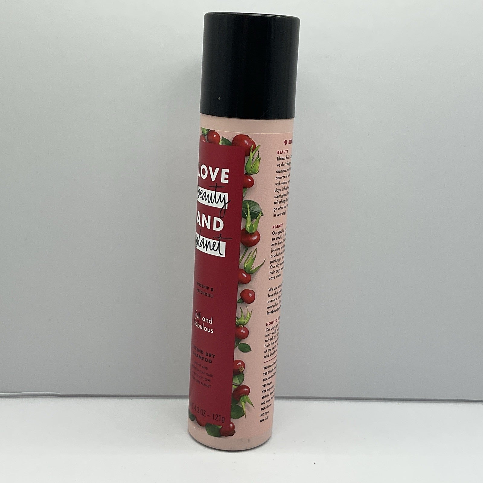 Love Beauty And Planet Full and Fabulous Extend Dry Shampoo Rosehip