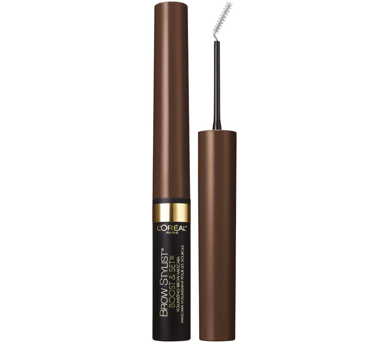 L’oreal Brow Stylist Boost & Set Volumizing Mascara - 490 Dark Brunette