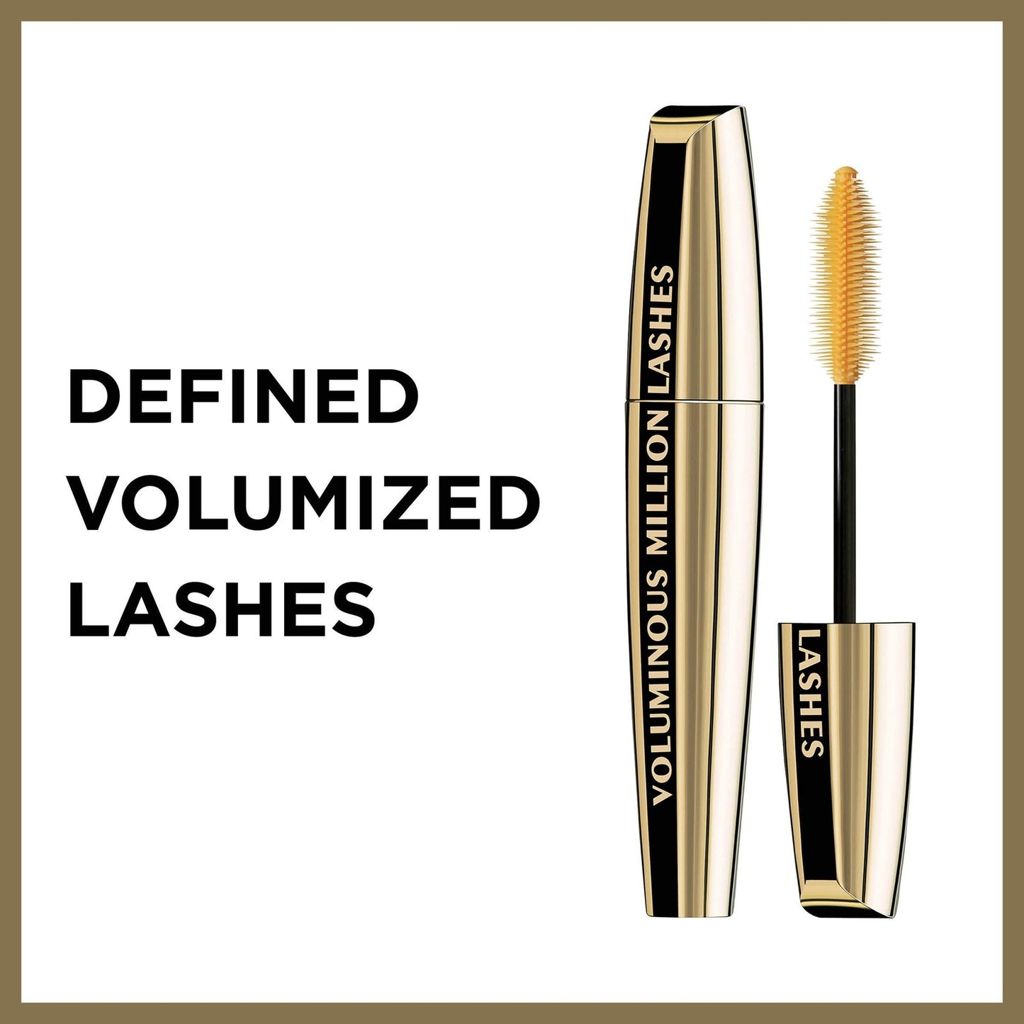 L'oreal Voluminous Million Lashes Mascara Waterproof 0.32 oz - 670 Black 