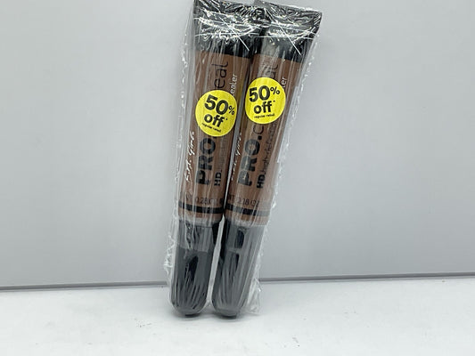 2 PACK - LA GIRL Pro Conceal HD High Definition Concealer - GC988 Dark Cocoa