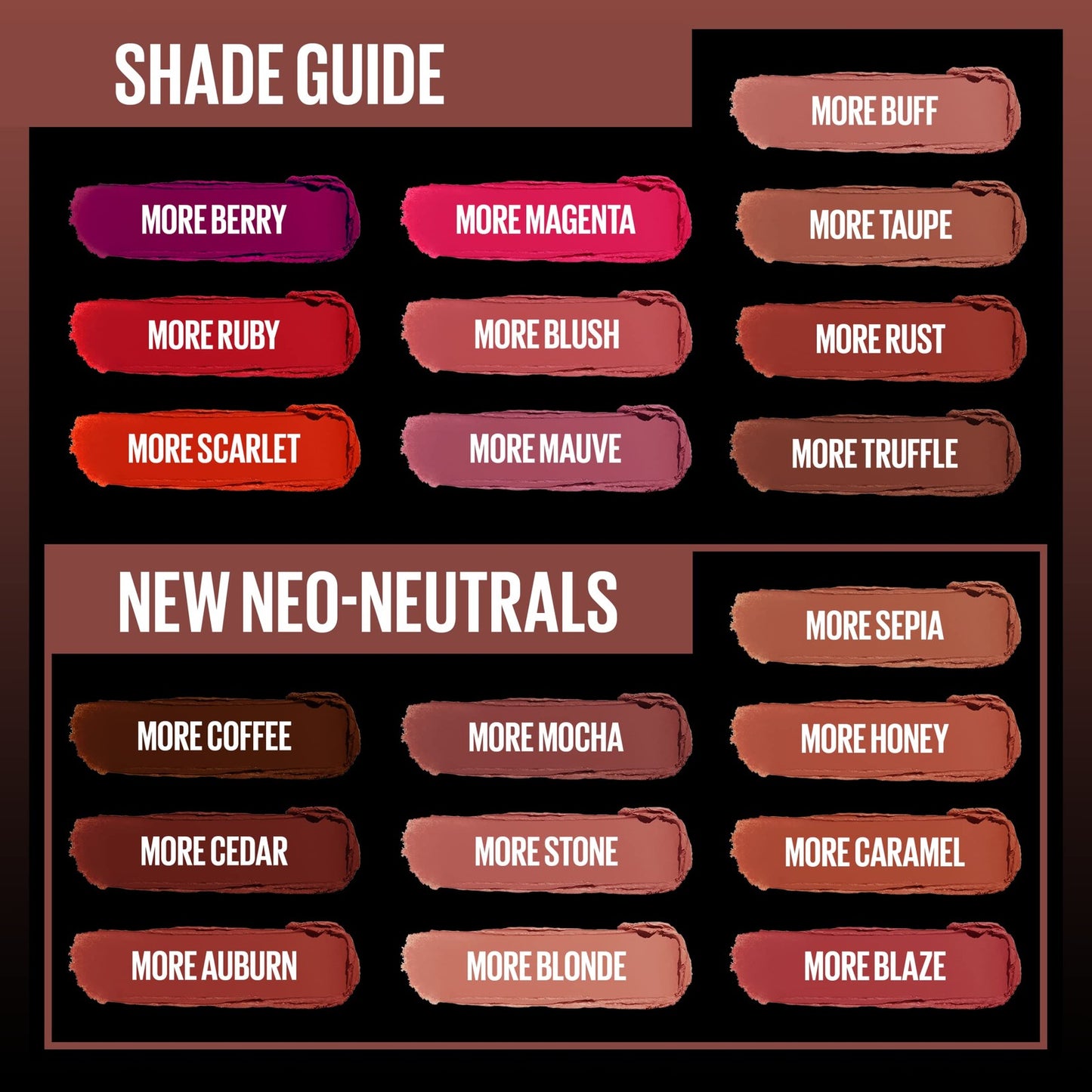 Maybelline Color Sensational Ultimatte Matte Lipstick, more coffee