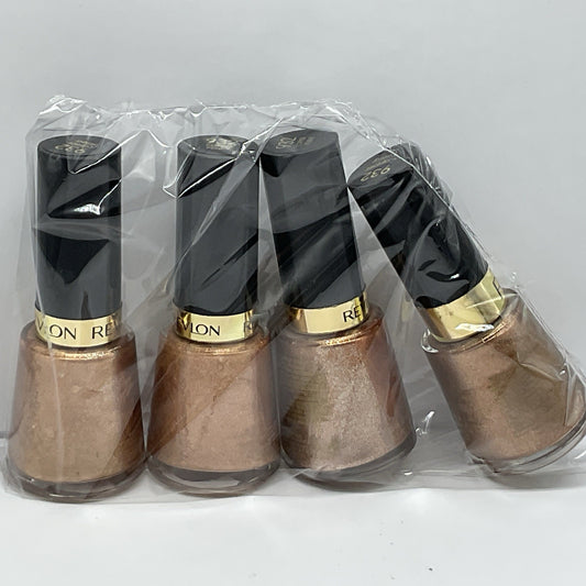 4 PACK - Revlon Super Lustrous Nail Polish Enamel 932 Copper Penny