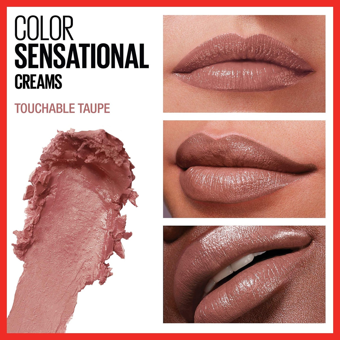 2 PACK - Maybelline Color Sensational The Creams Lipstick - 940 Touchable Taupe