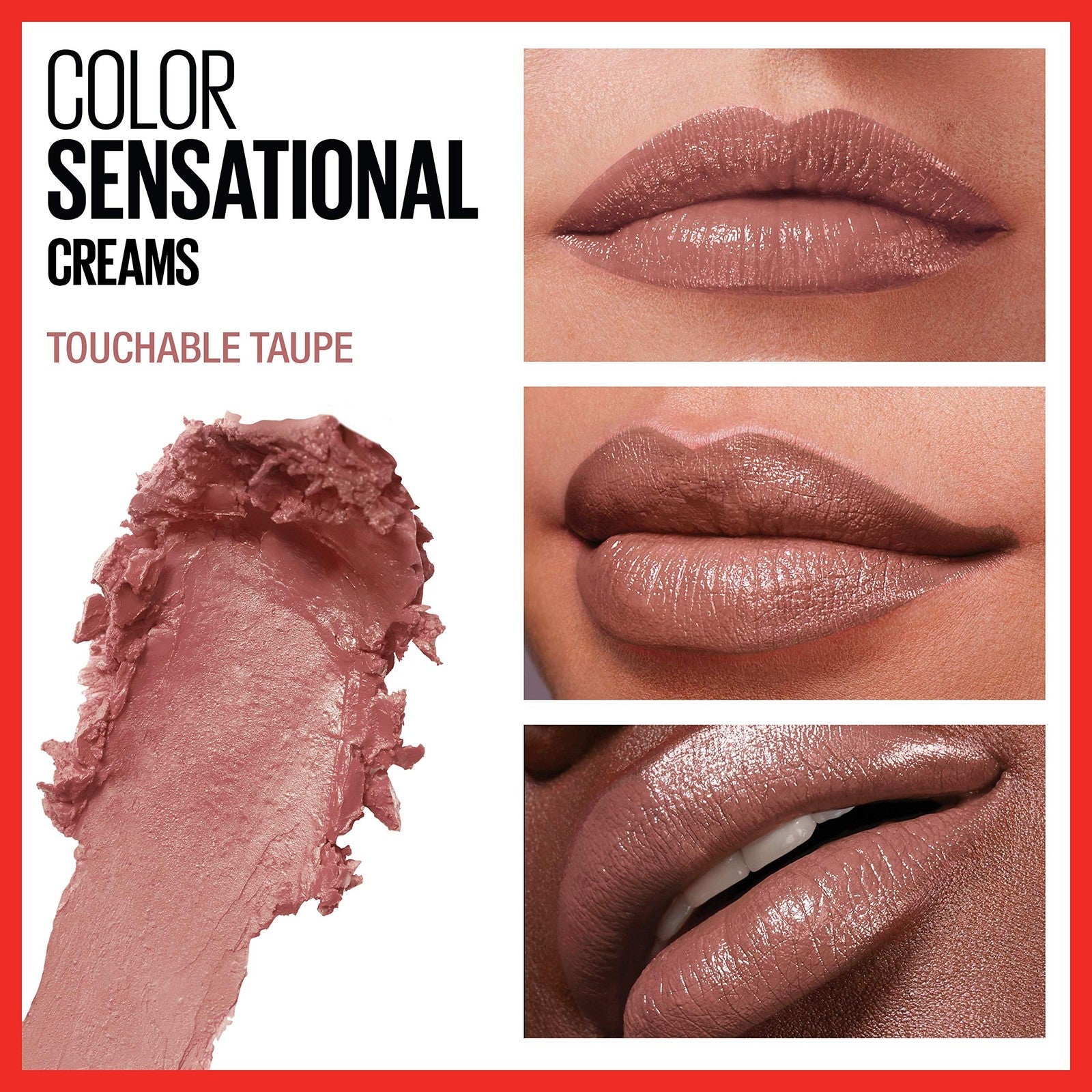 2 PACK - Maybelline Color Sensational The Creams Lipstick - 940 Touchable Taupe