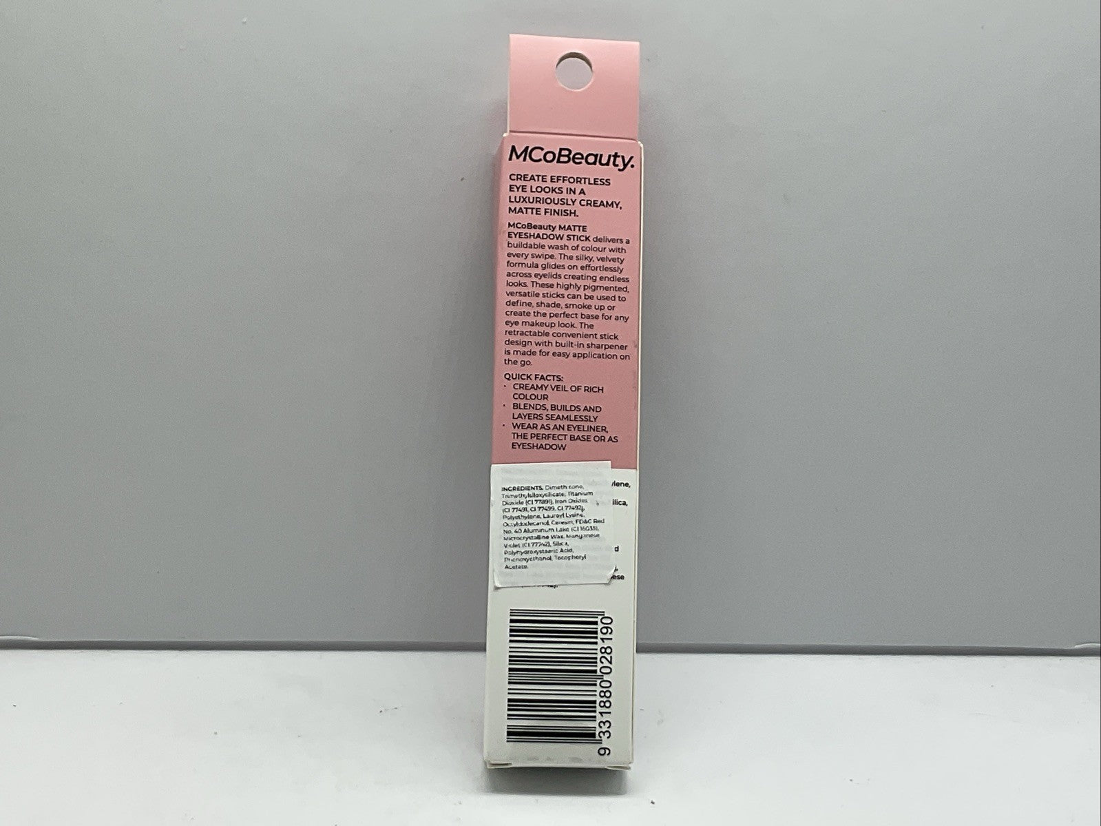 MCoBeauty Eyeshadow Stick Matte - Chocolate