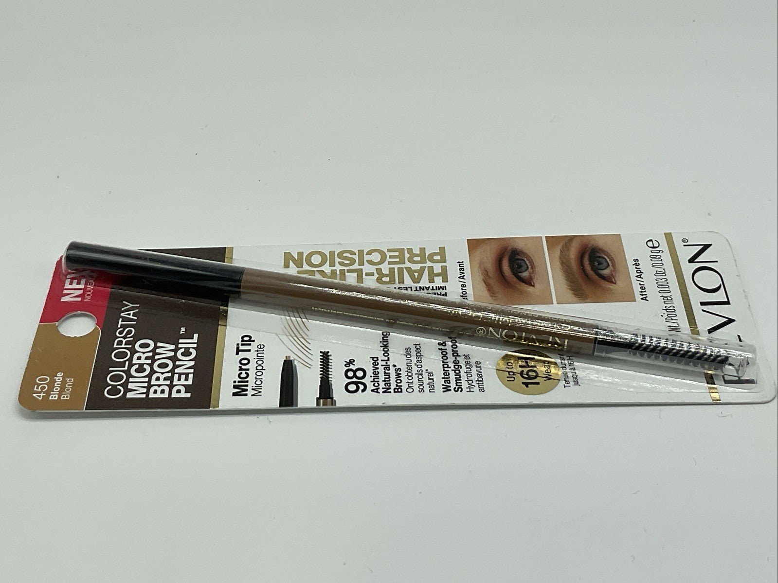 Revlon ColorStay 16HR Micro Brow Pencil Waterproof  - 450 Blonde