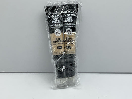 2 PACK - Revlon ColorStay Skin Awaken 5-in-1 Concealer 015 Light