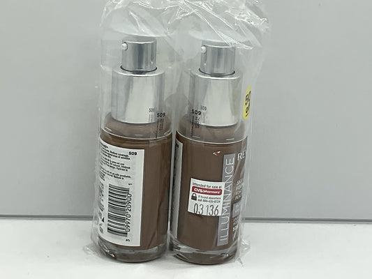2 PACK - Revlon Illuminance Skin-Caring Liquid Foundation - 509 Sandalwood