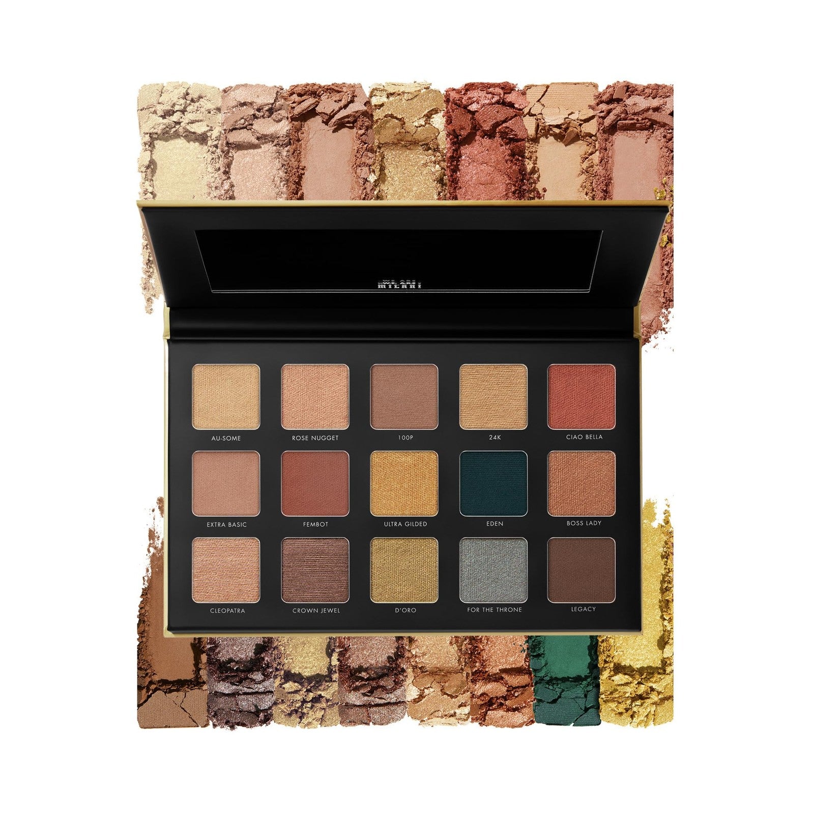 Milani Hyper-Pigmented Eyeshadow Palette - Gilded Gold