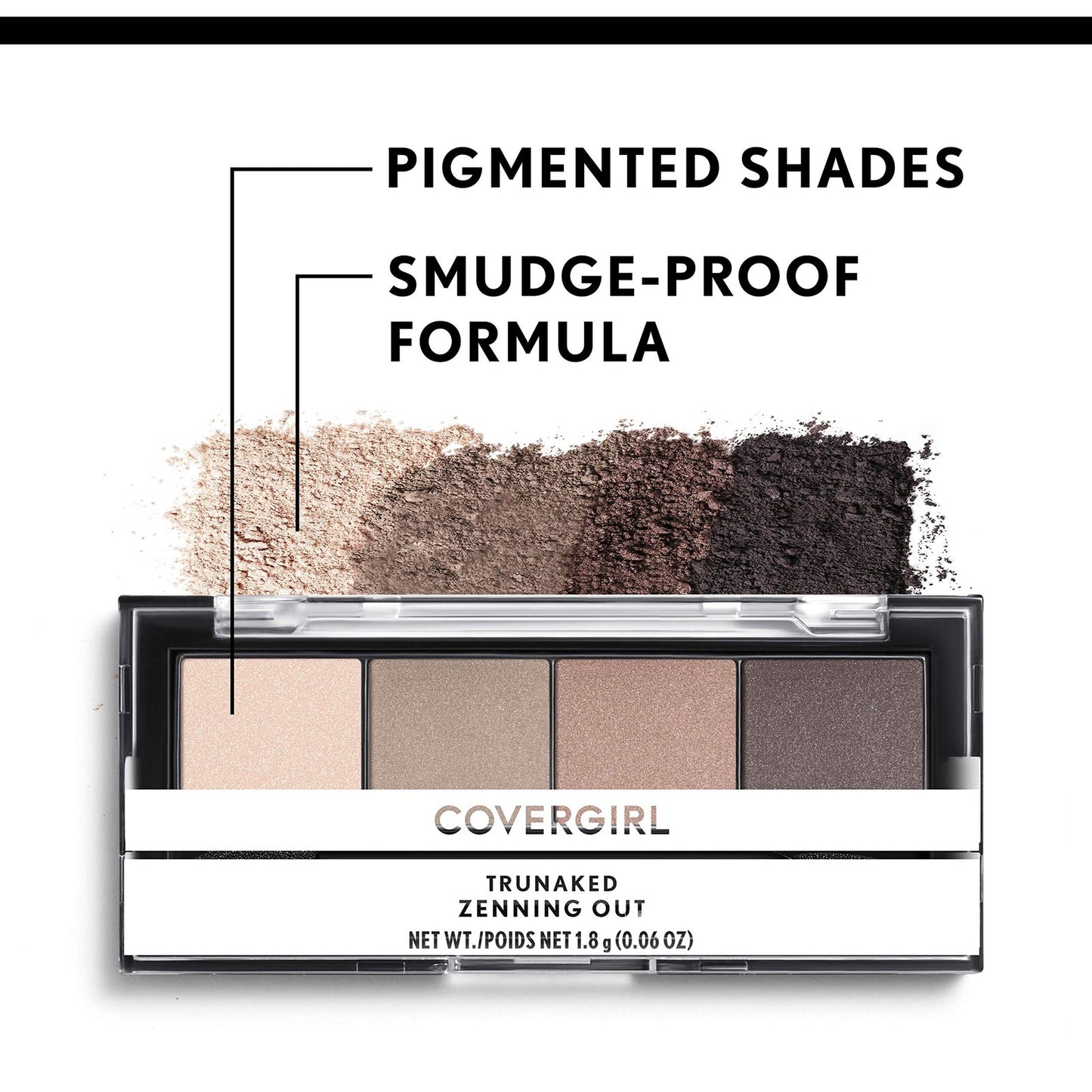 2 PACK - Covergirl Trunaked Eyeshadow Quad Palette 740 