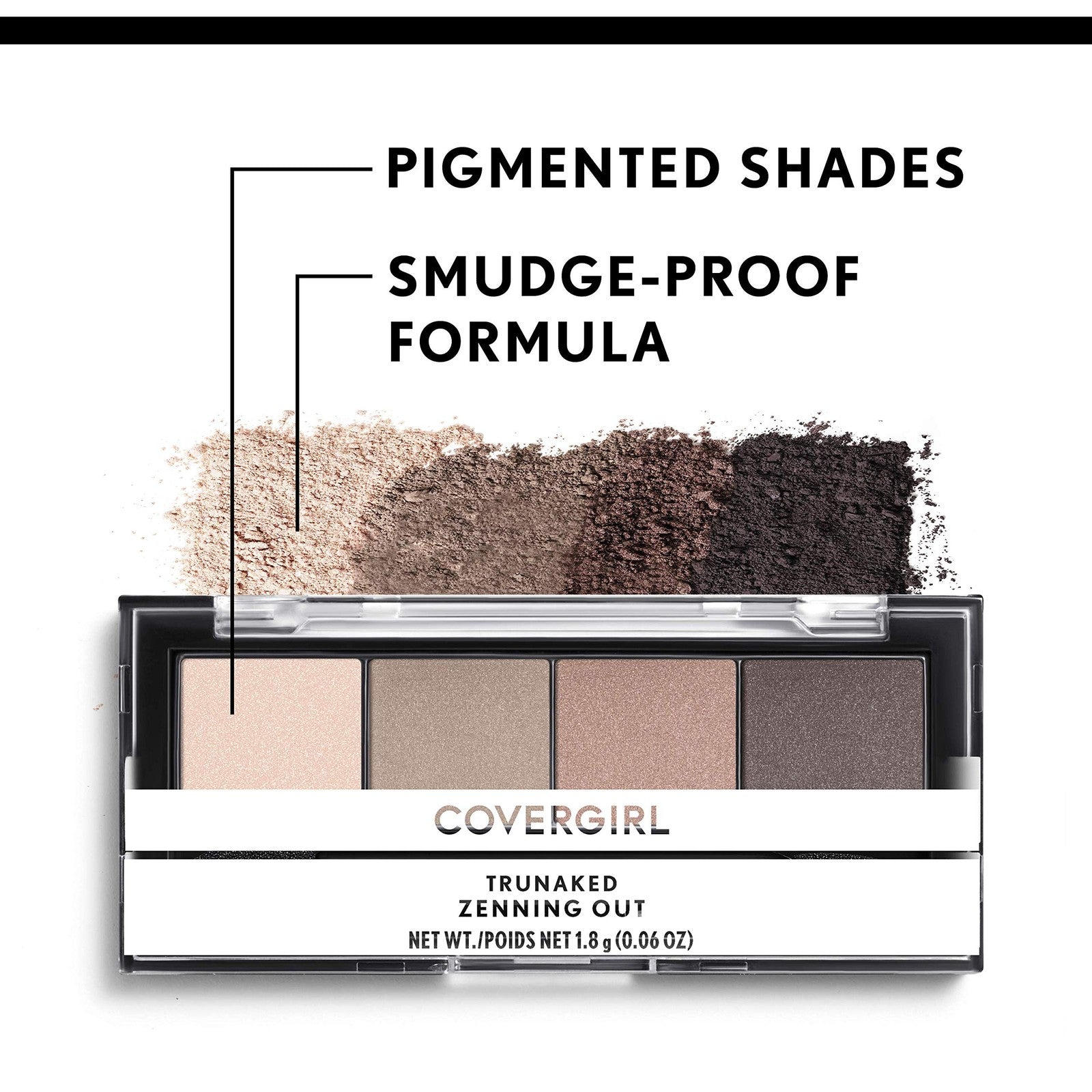 2 PACK - Covergirl Trunaked Eyeshadow Quad Palette 740 