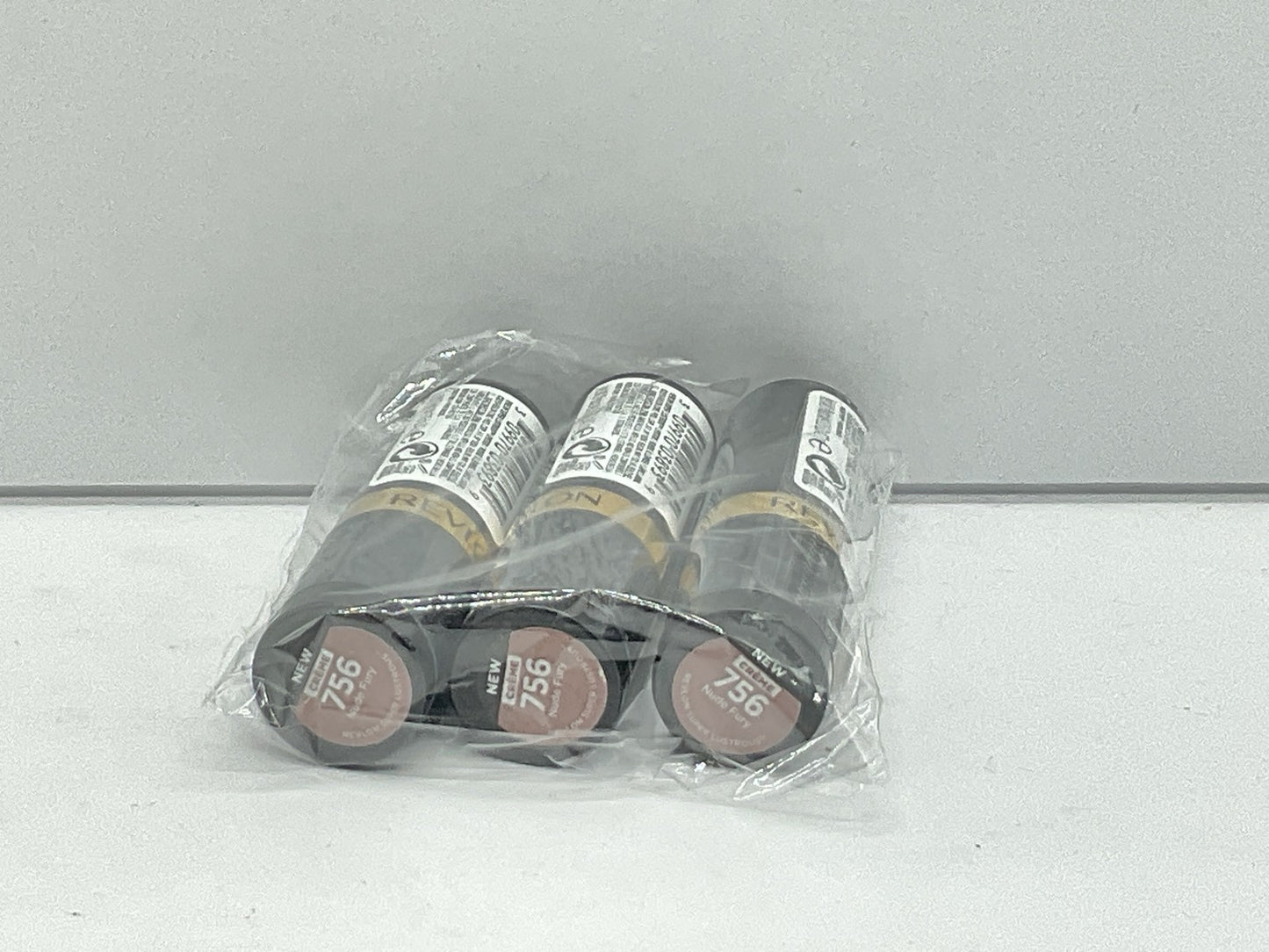 3 PACK - Revlon Super Lustrous Crème Lipstick - 756 Nude Fury