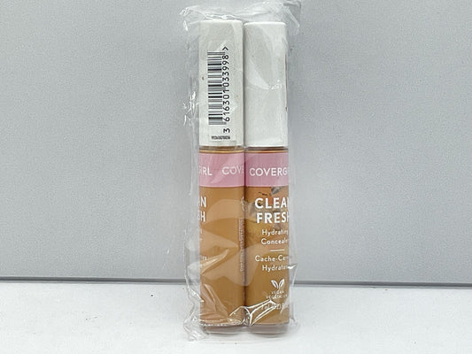 2 PACK - COVERGIRL Clean Fresh Hydrating Concealer, #380 Tan, 0.23 Fl Ounce