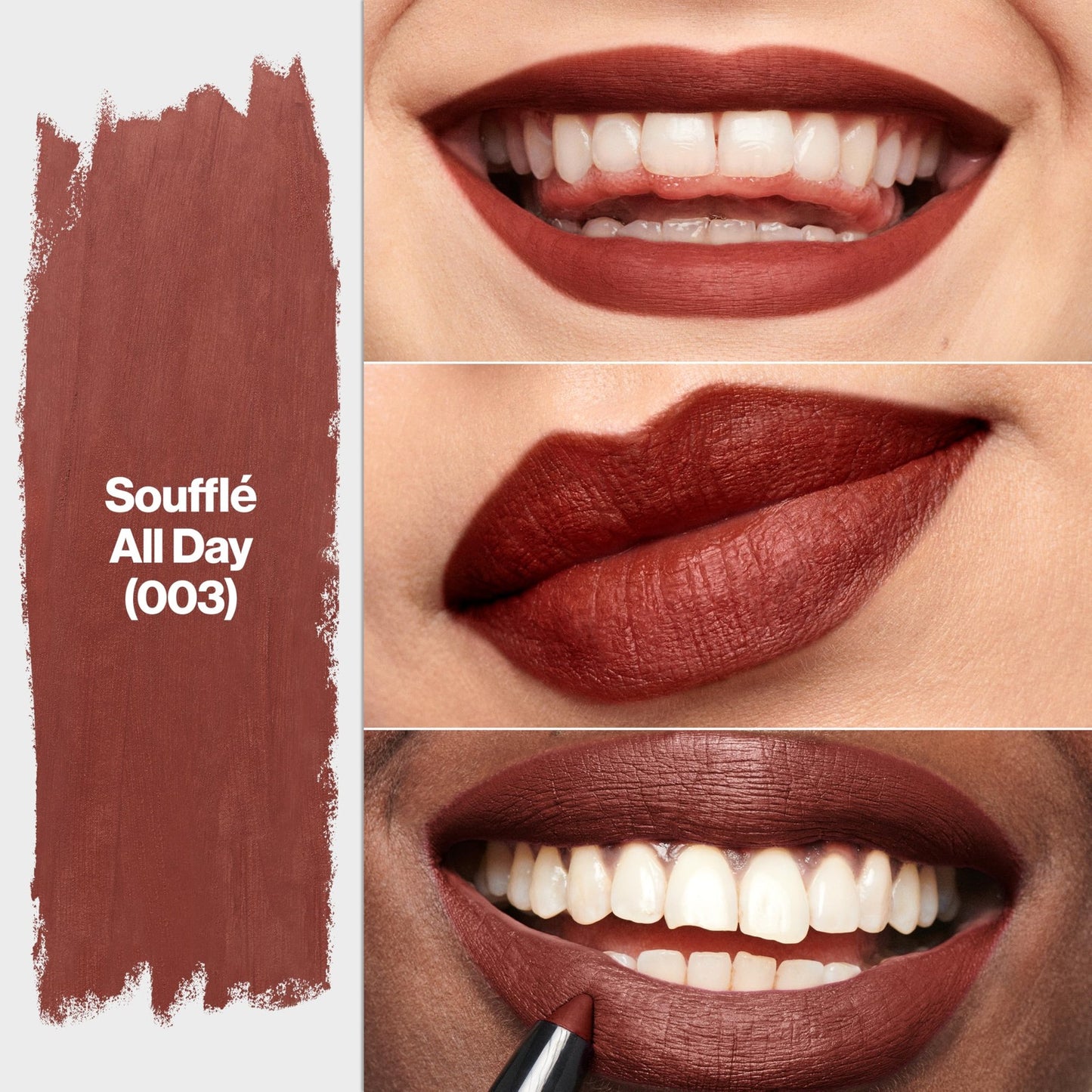 2 PACK - Revlon Matte Lite Lip Crayon, Souffle All Day, 003, 0.049 oz