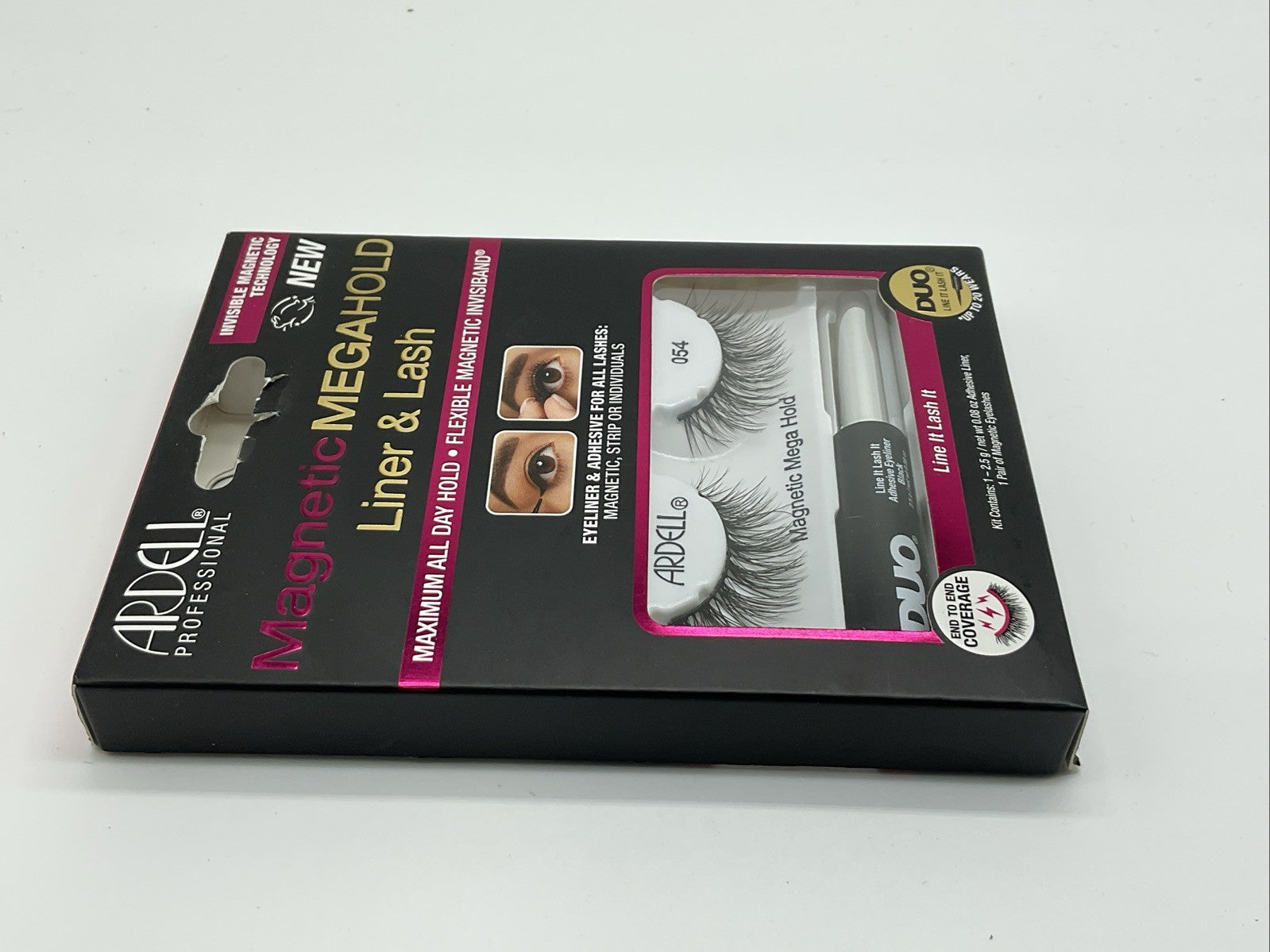 False Eyelashes Ardell Magnetic Megahold Invisiband Liner & Lash Kit - 054