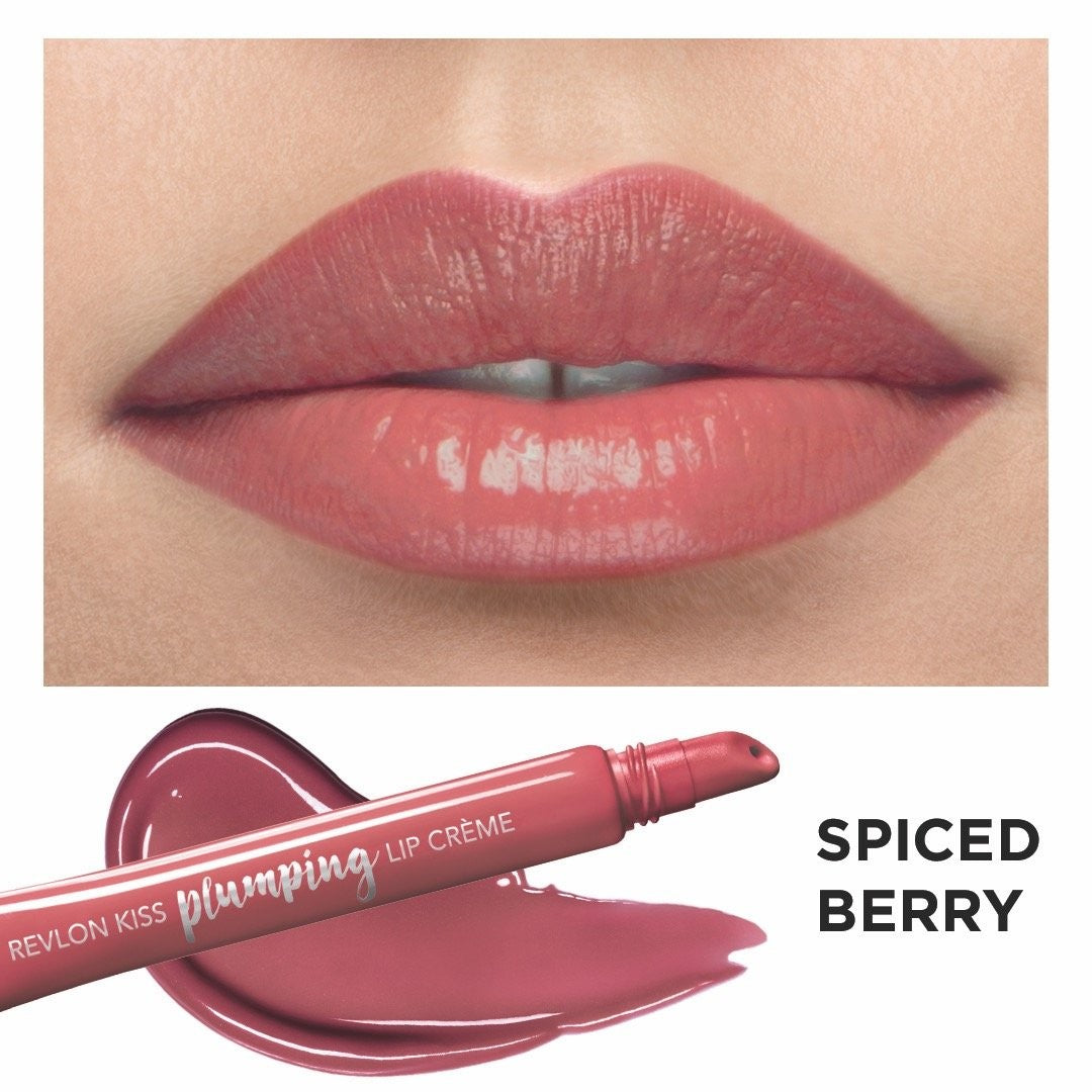4 PACK - REVLON KISS PLUMPING LIP CREME 535 SPICED BERRY