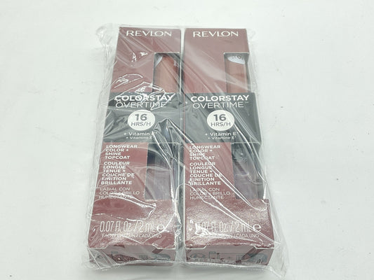 2 Pack - Revlon ColorStay Overtime Longwear Lip Color - 560 Taupe Time