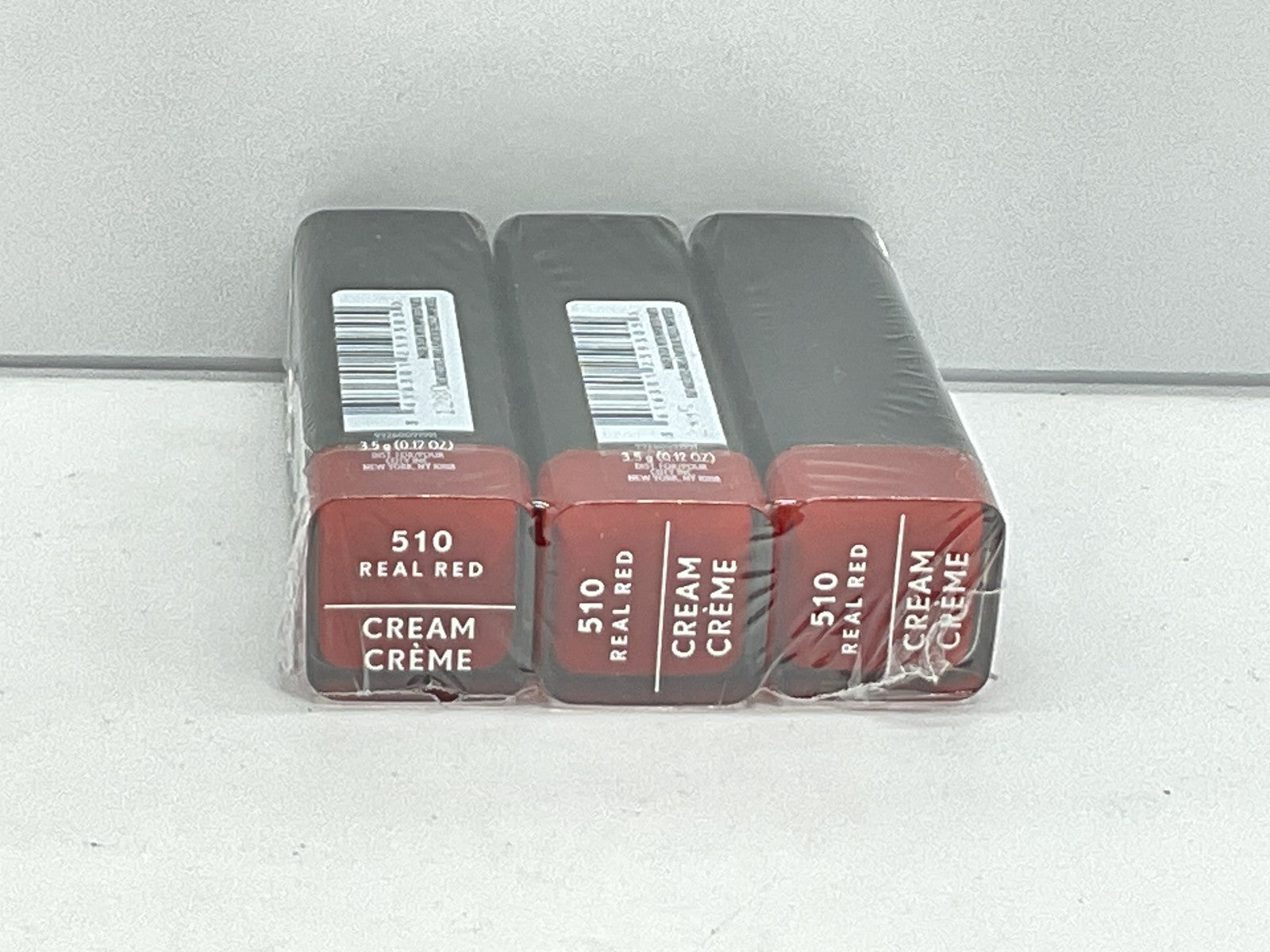 3 PACK - Covergirl Exhibitionist Creme Lipstick Cream - 510 Real Red
