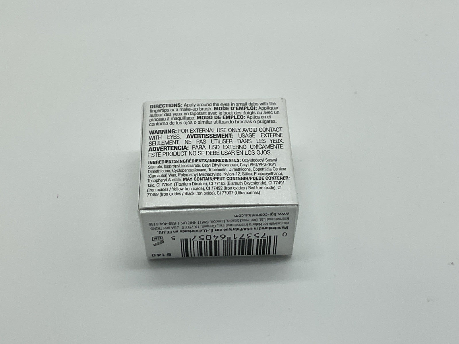 TIGI Creme Concealer Professional Cosmetics 0.06oz - Dark