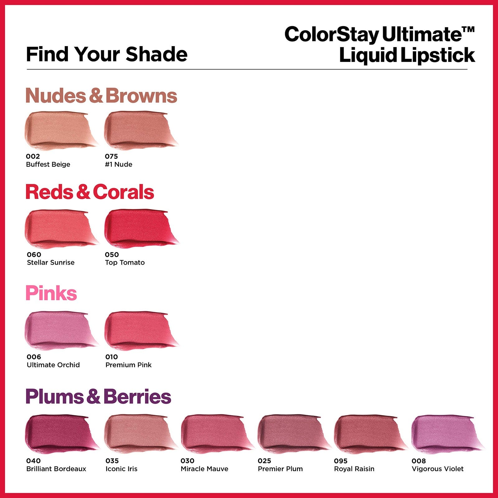 2 PACK - Revlon ColorStay Ultimate Liquid Lipstick - 040 Brilliant