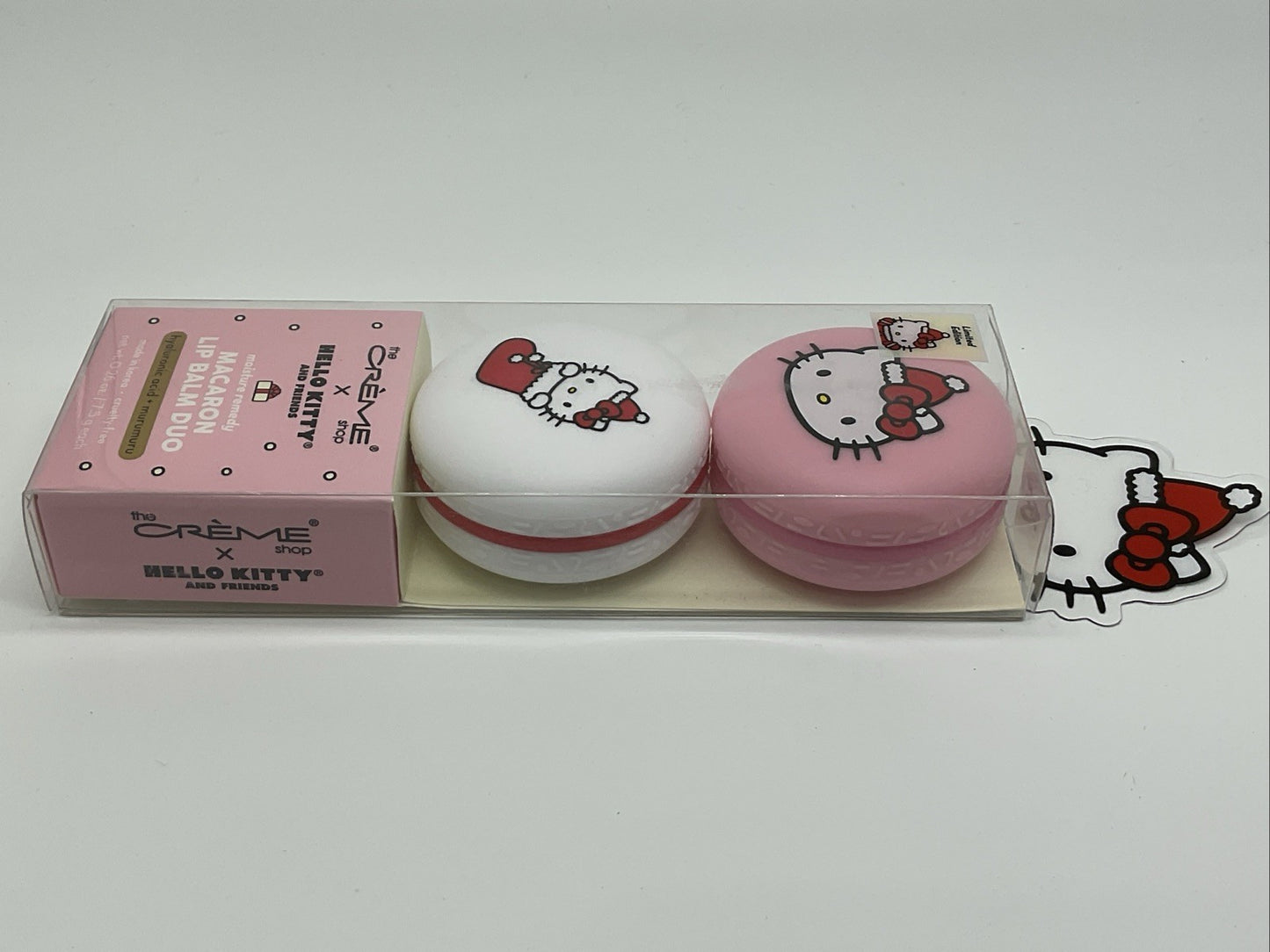 The Créme Shop x Hello Kitty & Friends Macaron Lip Balm Duo Korean Lip Balm