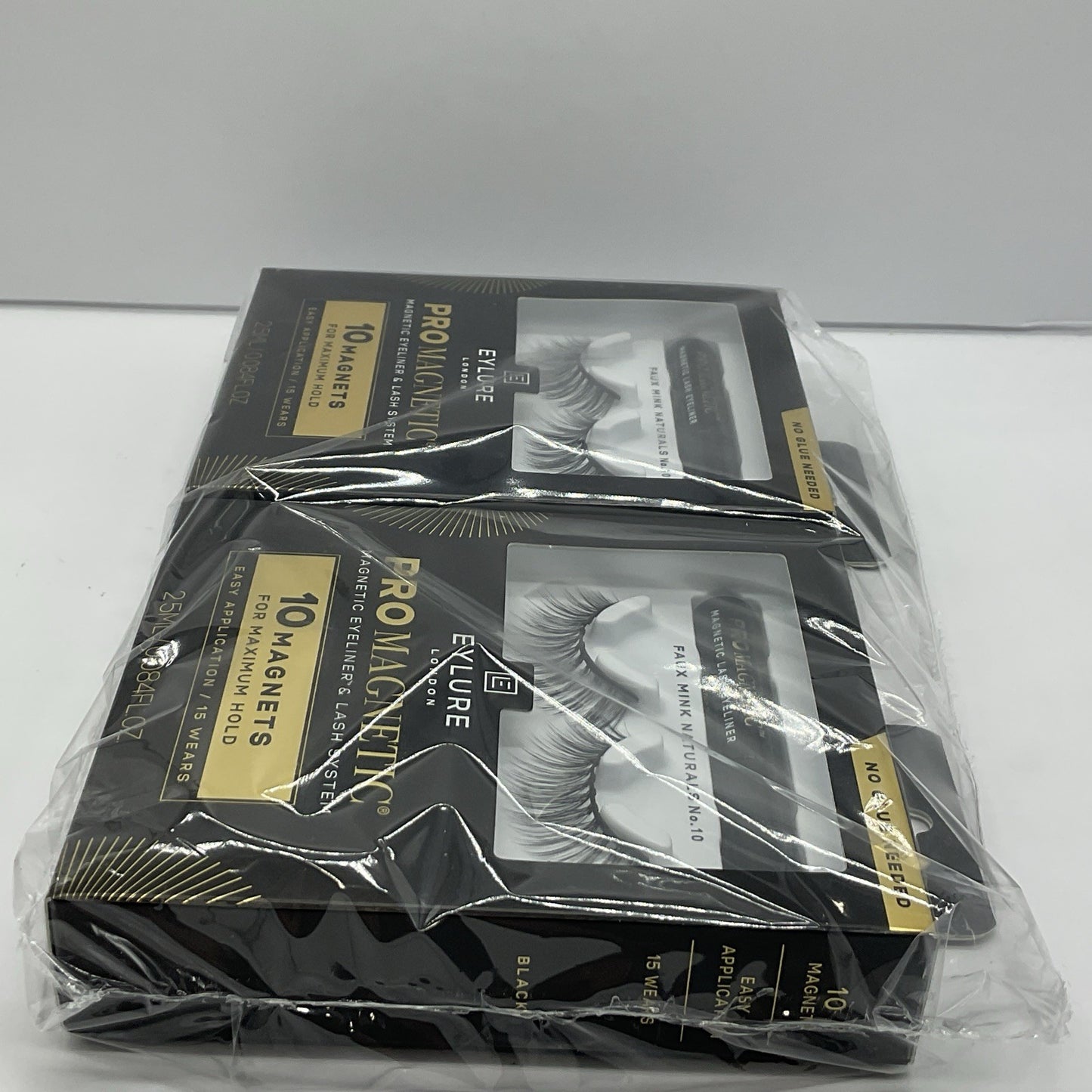 2 Pack - Eylure ProMagnetic 10 Magnet False Eyelashes Faux Mink Naturals