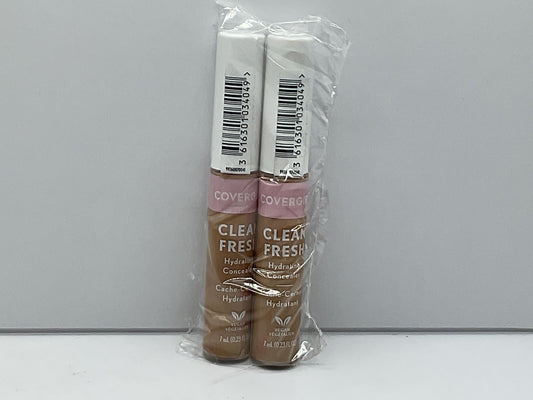 PACK OF 2 - COVERGIRL Clean Fresh Hydrating Concealer, #400 Rich, 0.23 oz
