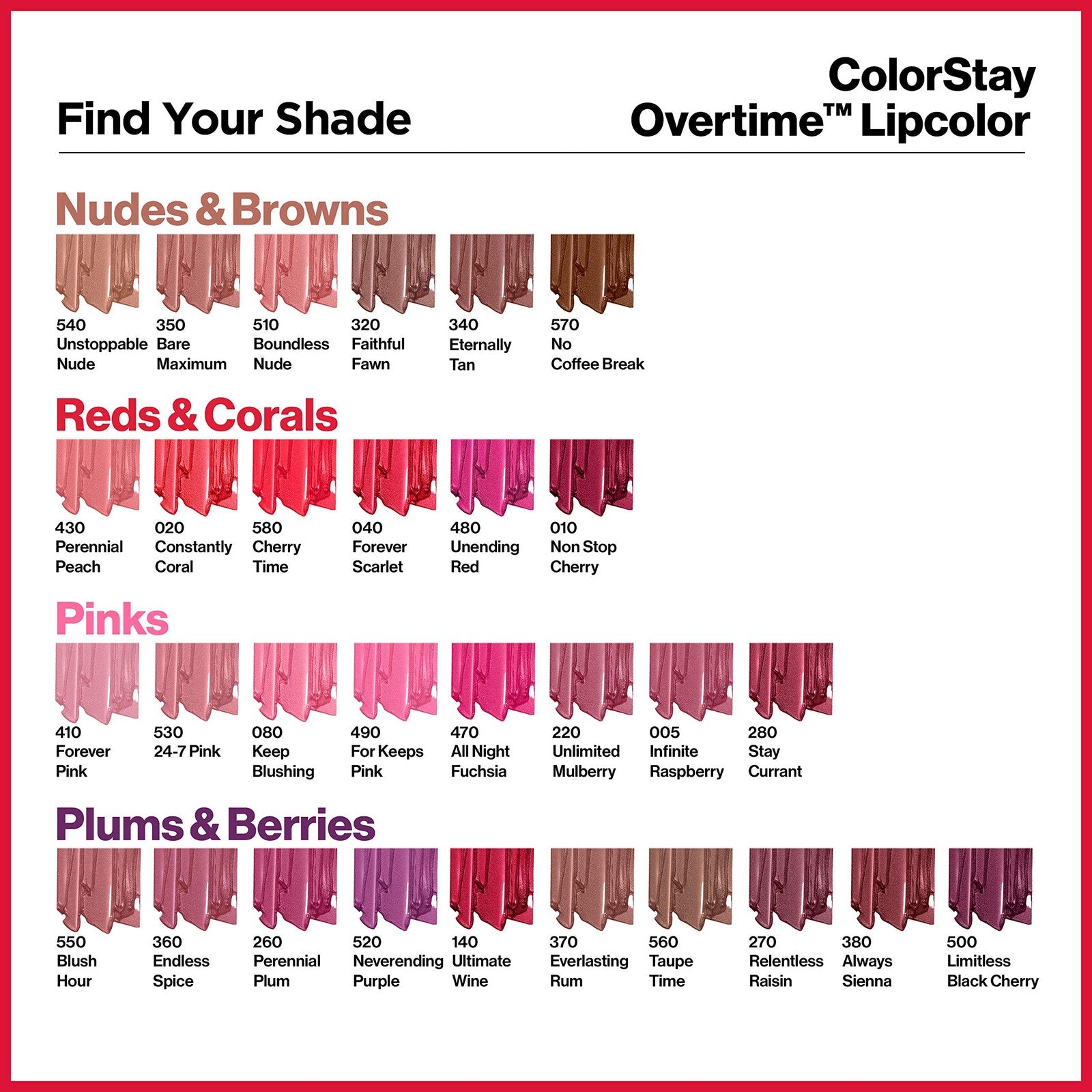 2 Pack - Revlon ColorStay Overtime Lipcolor - 360 Endless Spice