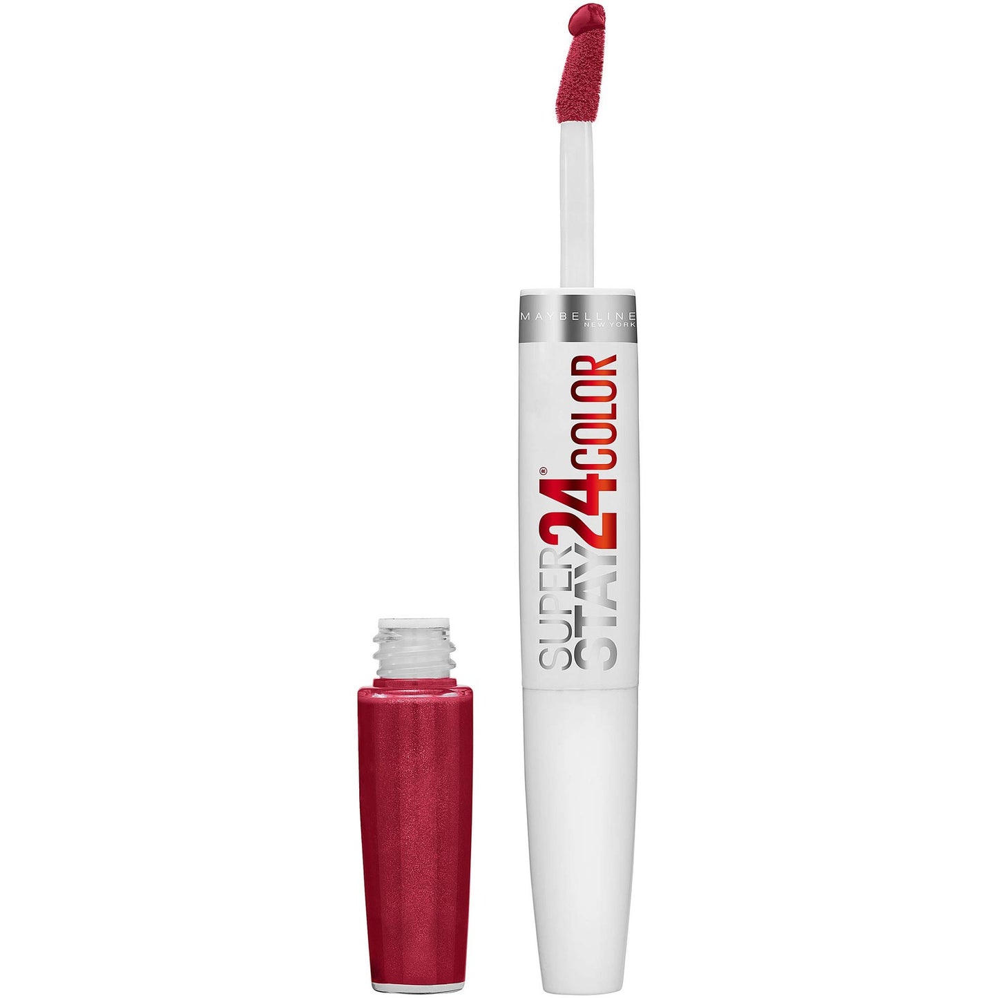 2PACK - MAYBELLINE SuperStay 24HR 2-step Lipcolor - 015 ALL DAY CHERRY