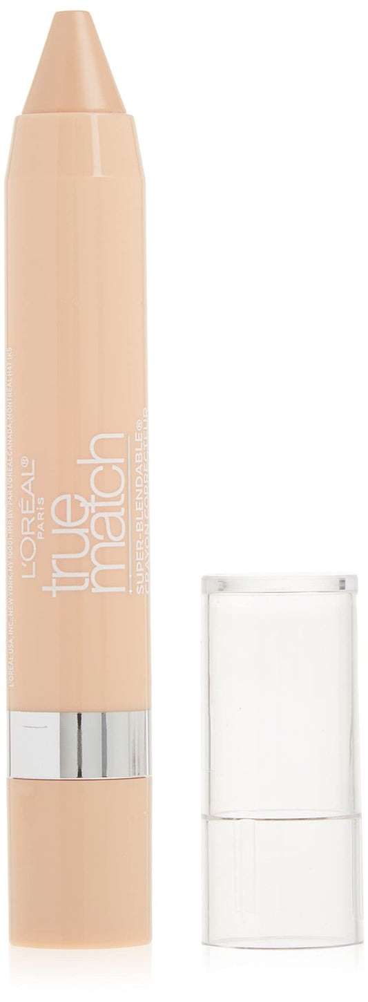 L'Oreal True Match Super Blendable Crayon Concealer 0.1 oz Fair Light N1-2-3