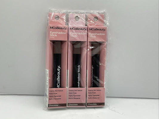 3 PACK - MCoBeauty Eyeshadow Stick Matte - Chocolate