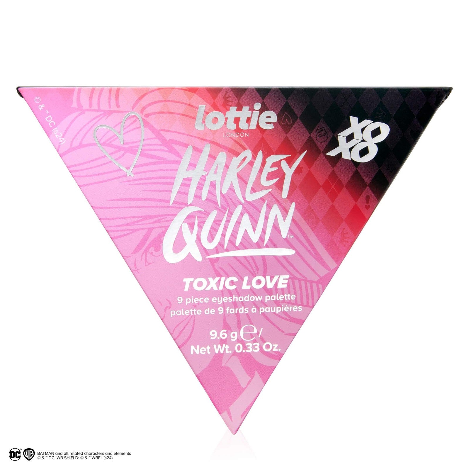 Lottie London Harley Quinn Toxic Love 9 Shade Eyeshadow Palette 