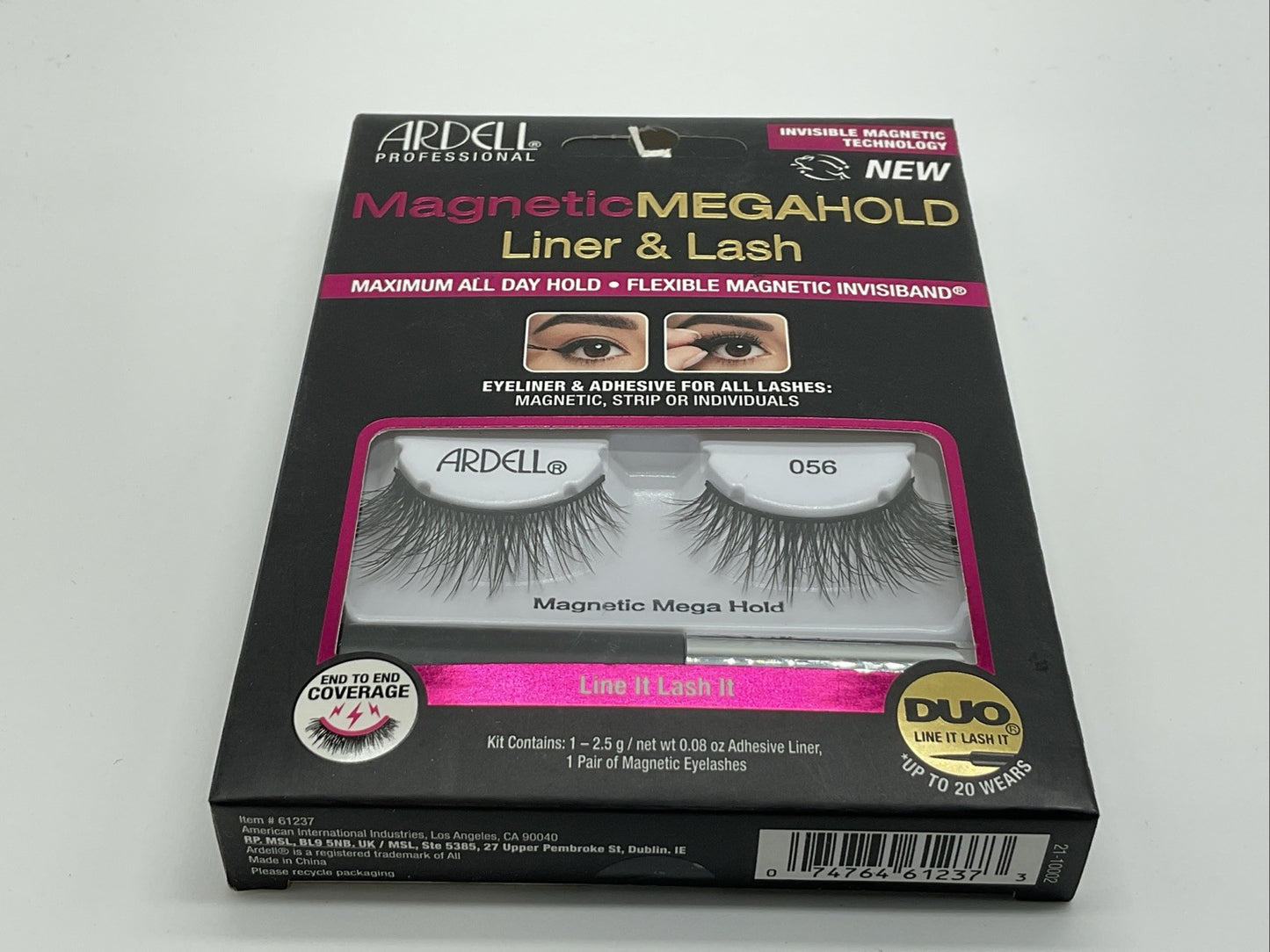 False Eyelashes Ardell Magnetic Megahold Invisiband Liner & Lash - 056