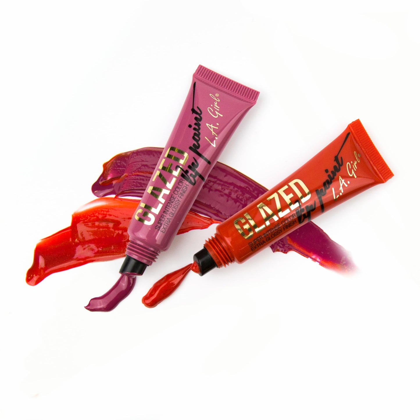 L.A. Girl Glazed Lip Paint Super Intense Color Lip Gloss - GLG787 Whisper