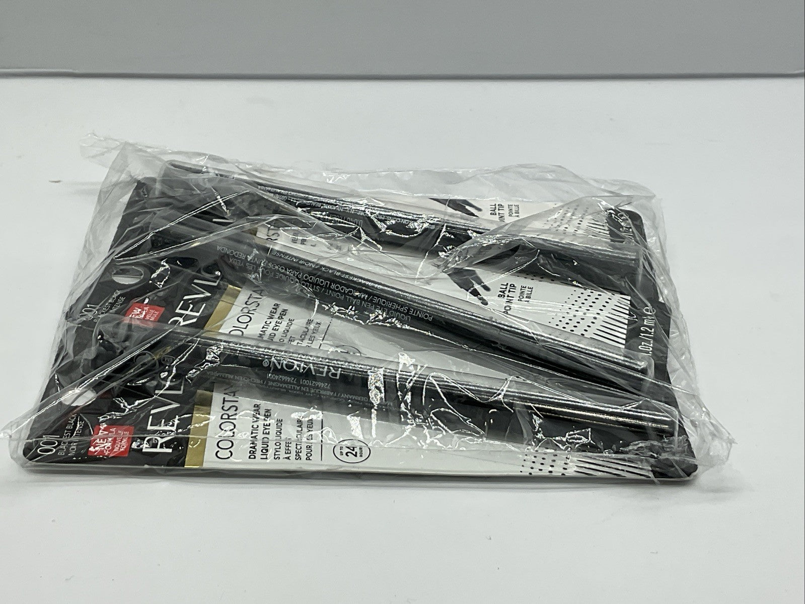 3 PACK - Revlon ColorStay Liquid Eye Pen - 001 Blackest Black
