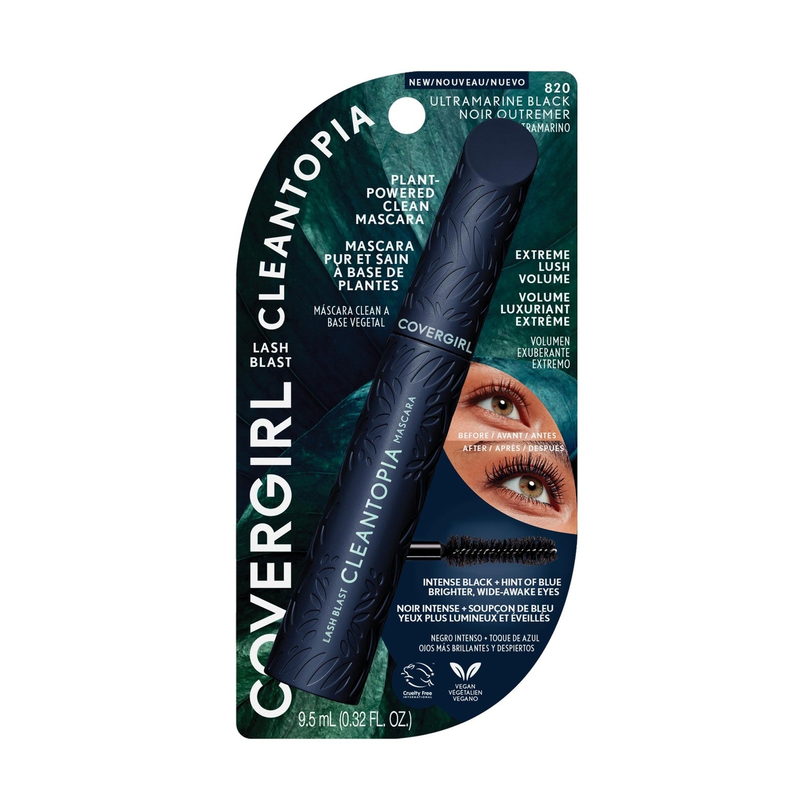COVERGIRL Lash Blast Cleantopia Ultramarine Mascara - 0.32 fl oz BNIB