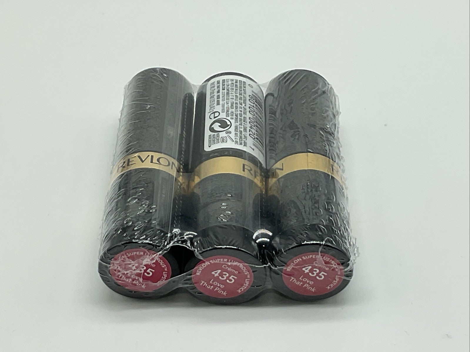 3 PACK - Revlon Super Lustrous Lipstick Creme Sealed - 435 Love That Pink