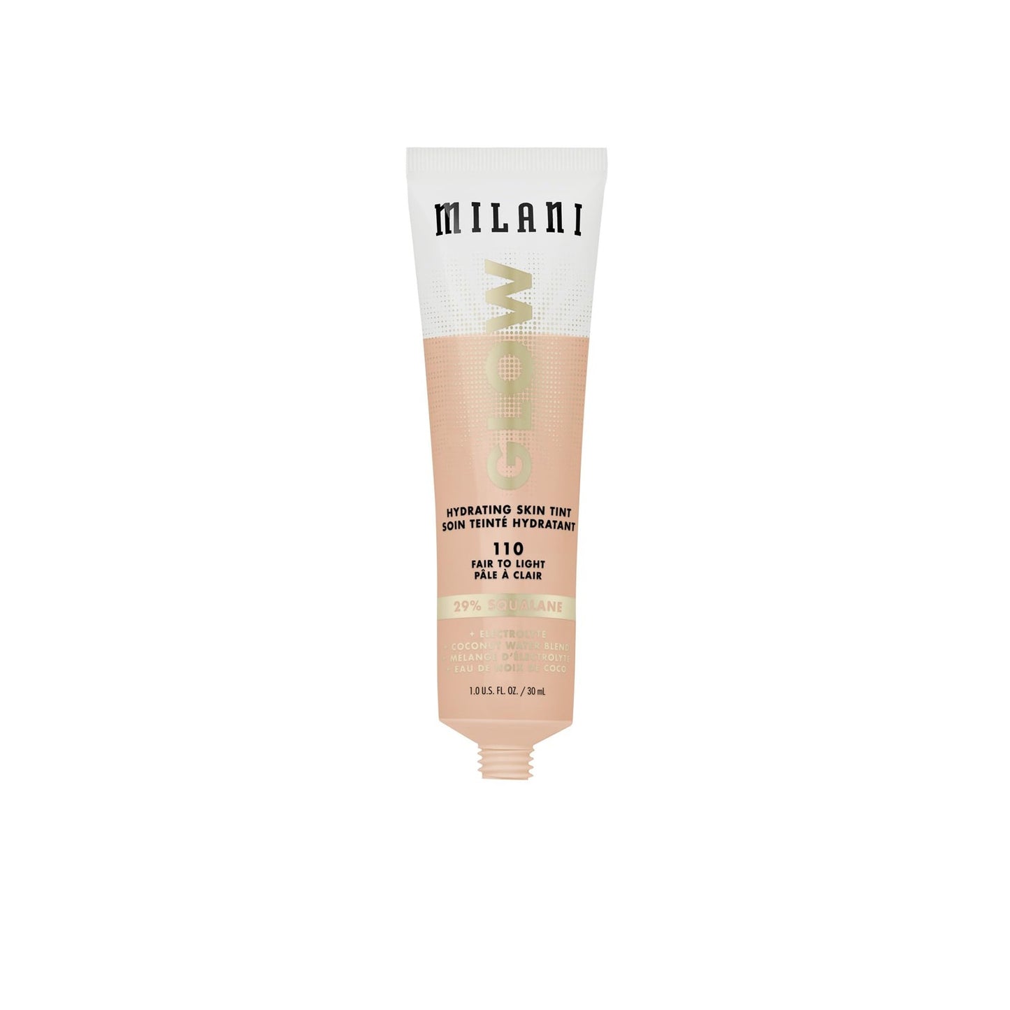Milani Glow Hydrating Skin Tint ~ # 110 Fair to Light Full Size