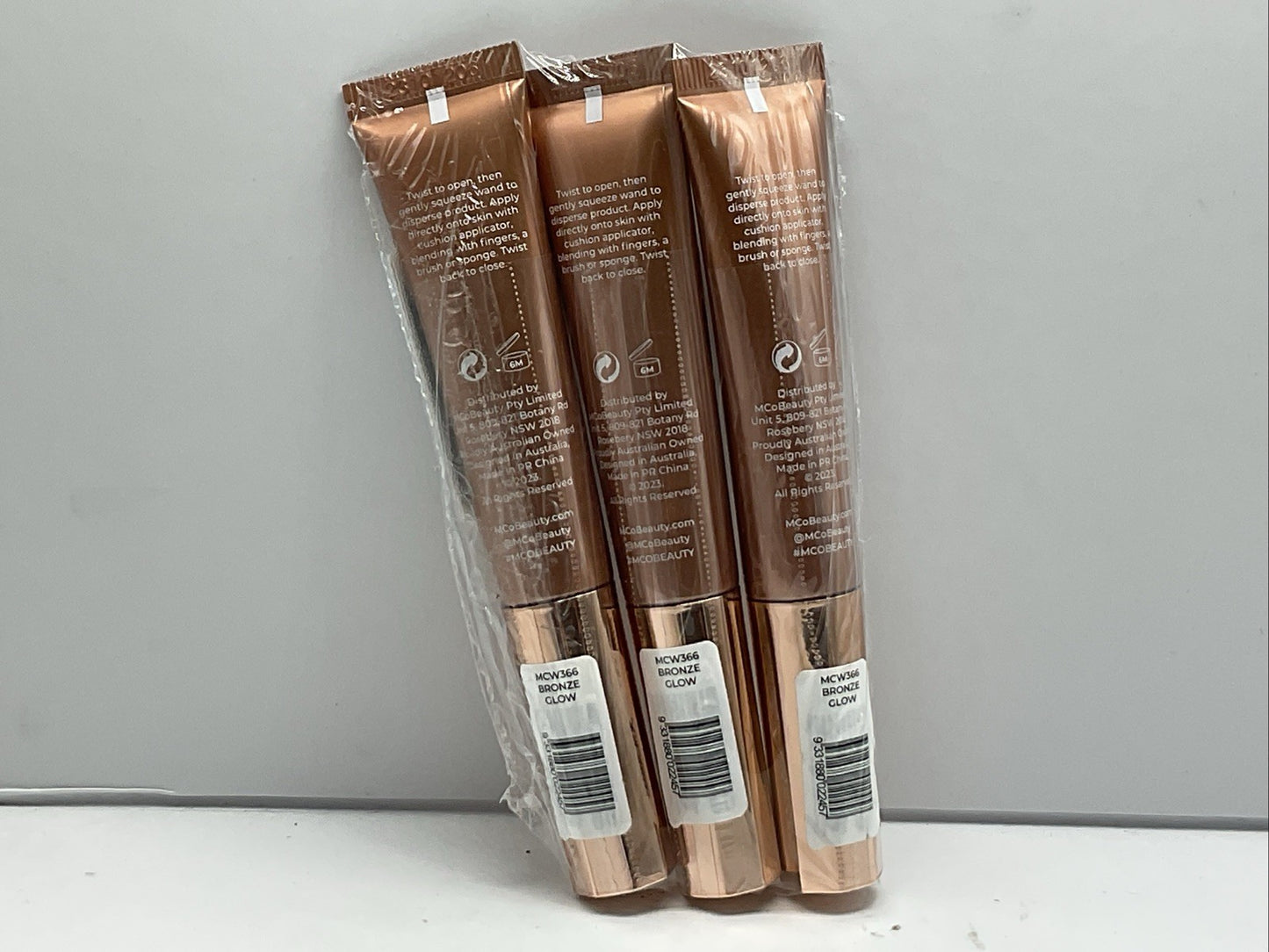 3 PACK - MCoBeauty Highlight & Glow Beauty Wand - Bronze Glow