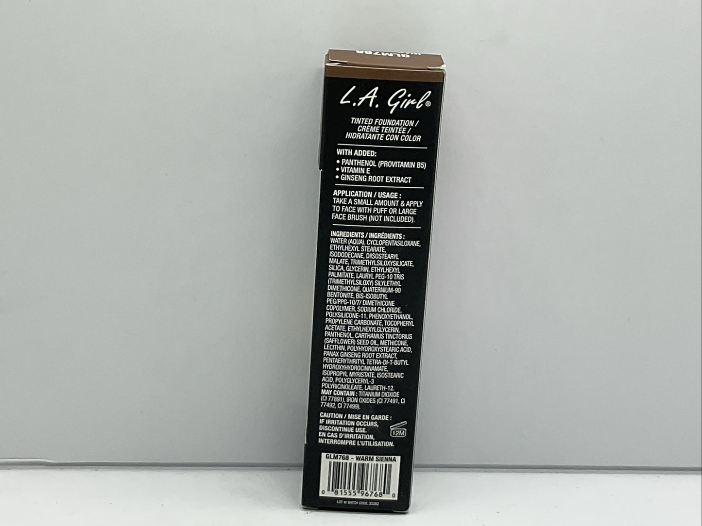 L.A. Girl Tinted Foundation - GLM768 Warm Sienna